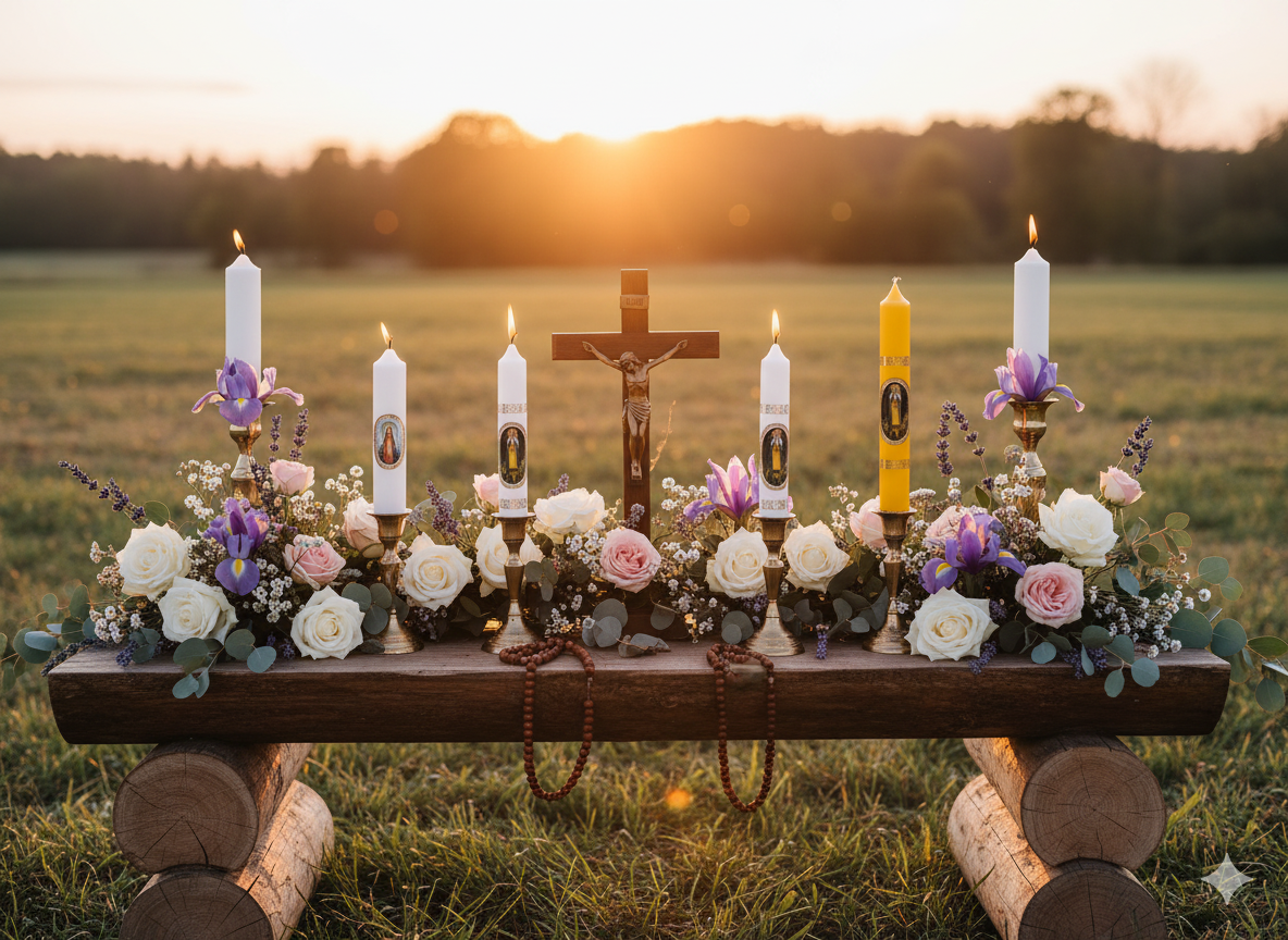Świece gromniczne – symbol światła wiary i Bożej ochrony